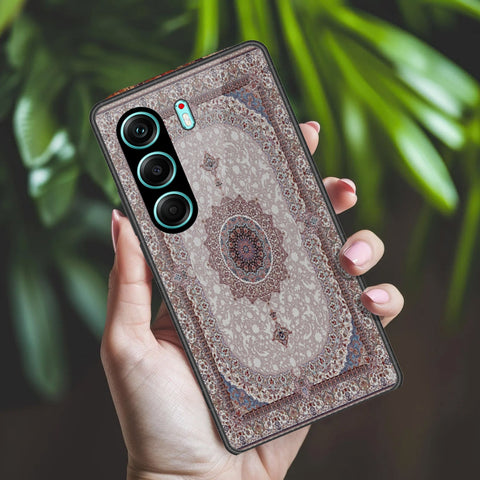 Tecno Camon 40 Pro 5G Cover - ONation Persian Rugs Series 2 - HQ Ultra Shine Premium Infinity Glass Soft Silicon Borders Case
