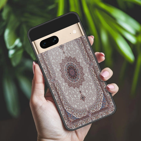 Google Pixel 7 Cover - ONation Persian Rugs Series 2 - HQ Ultra Shine Premium Infinity Glass Soft Silicon Borders Case