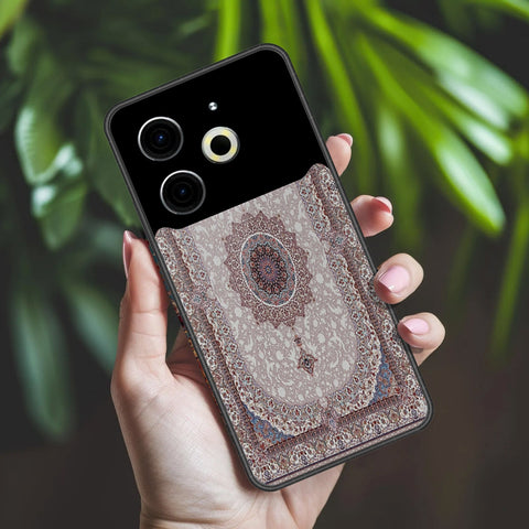 Tecno Pova 6 Cover - ONation Persian Rugs Series 2 - HQ Ultra Shine Premium Infinity Glass Soft Silicon Borders Case