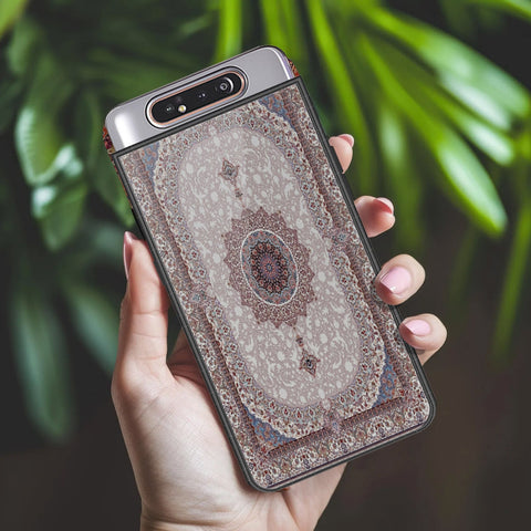 Samsung Galaxy A90 Cover - ONation Persian Rugs Series 2 - HQ Ultra Shine Premium Infinity Glass Soft Silicon Borders Case