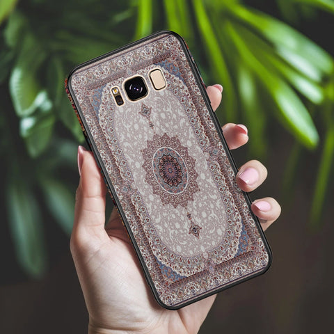 Samsung Galaxy S8 Plus Cover - ONation Persian Rugs Series 2 - HQ Ultra Shine Premium Infinity Glass Soft Silicon Borders Case