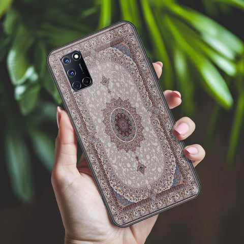 Oppo A52 Cover - ONation Persian Rugs Series 2 - HQ Ultra Shine Premium Infinity Glass Soft Silicon Borders Case
