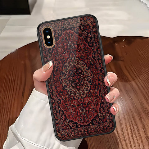 iPhone XS Max - ONation Persian Rugs Series - HQ Ultra Shine Premium Infinity Glass Soft Silicon Borders Case