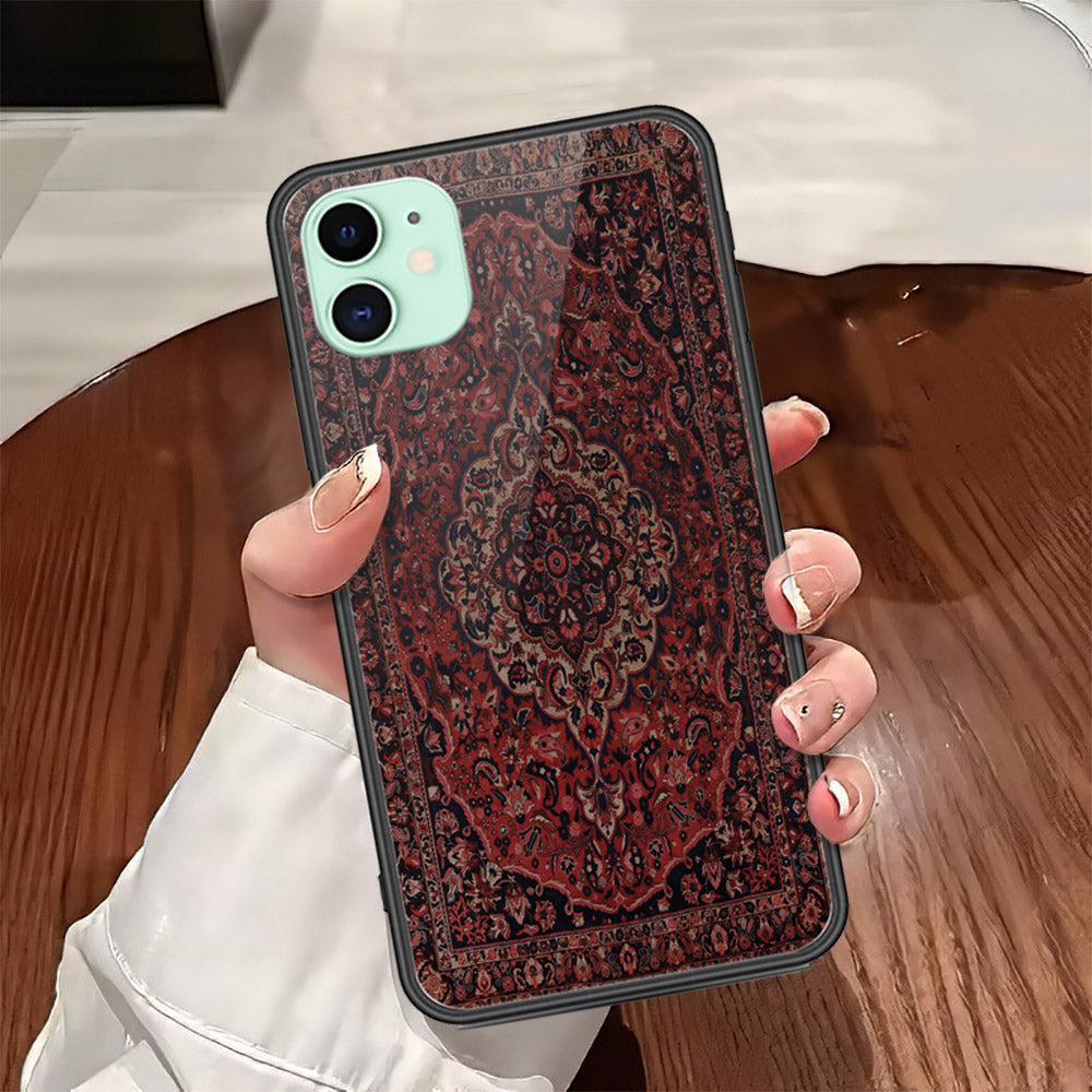 iPhone 11 - ONation Persian Rugs Series - HQ Ultra Shine Premium Infinity Glass Soft Silicon Borders Case