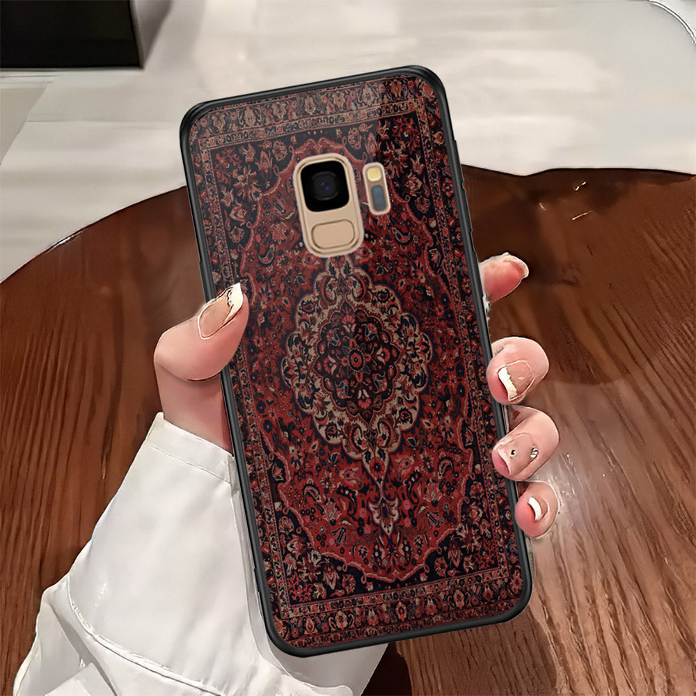 Samsung Galaxy S9 Cover - ONation Persian Rugs Series - HQ Ultra Shine Premium Infinity Glass Soft Silicon Borders Case