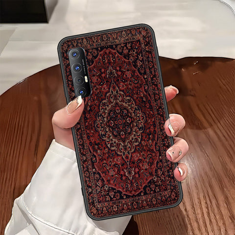 Oppo Reno 3 Pro Cover - ONation Persian Rugs Series - HQ Ultra Shine Premium Infinity Glass Soft Silicon Borders Case