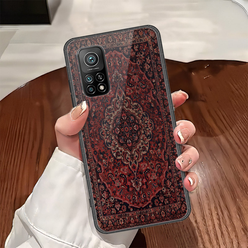 Xiaomi Mi 10T Cover - ONation Persian Rugs Series - HQ Ultra Shine Premium Infinity Glass Soft Silicon Borders Case