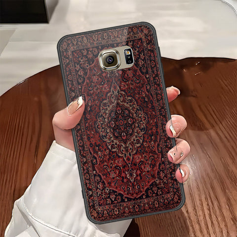 Samsung Galaxy S6 Cover - ONation Persian Rugs Series - HQ Ultra Shine Premium Infinity Glass Soft Silicon Borders Case