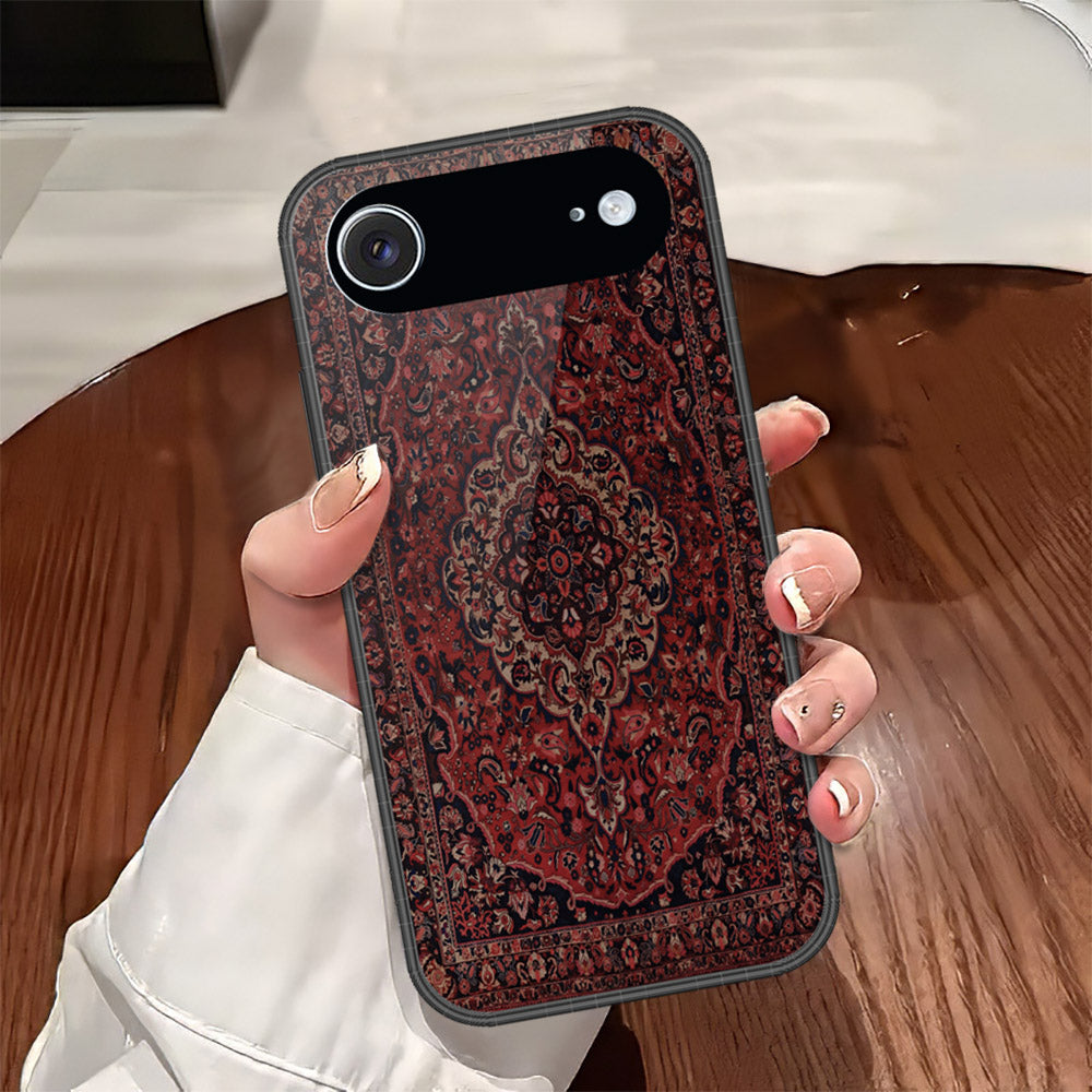 iPhone 17 Air - ONation Persian Rugs Series - HQ Ultra Shine Premium Infinity Glass Soft Silicon Borders Case