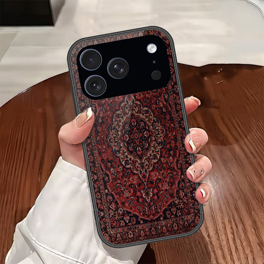 iPhone 17 Pro Max - ONation Persian Rugs Series - HQ Ultra Shine Premium Infinity Glass Soft Silicon Borders Case