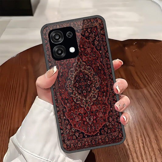 Oppo A6 Pro 5G Cover - ONation Persian Rugs Series - HQ Ultra Shine Premium Infinity Glass Soft Silicon Borders Case