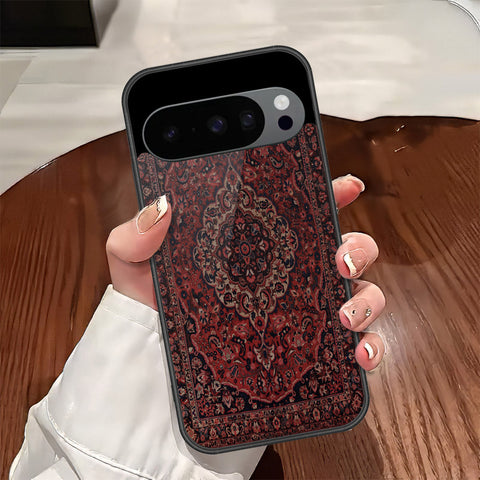 Google Pixel 9 Cover - ONation Persian Rugs Series - HQ Ultra Shine Premium Infinity Glass Soft Silicon Borders Case