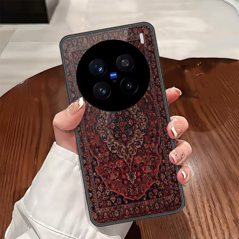 Vivo V7 Plus Cover - ONation Persian Rugs Series - HQ Ultra Shine Premium Infinity Glass Soft Silicon Borders Case