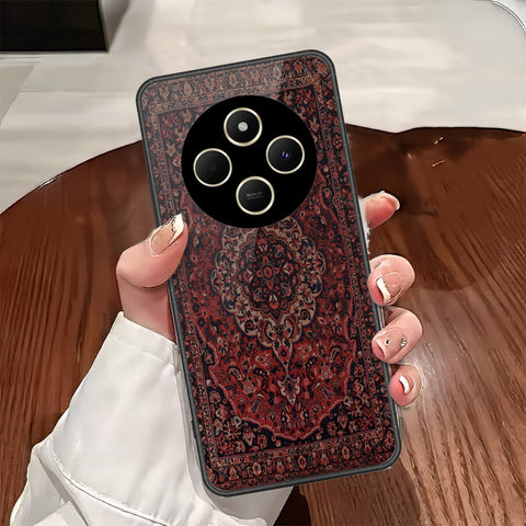 Xiaomi Redmi 14C Cover - ONation Persian Rugs Series - HQ Ultra Shine Premium Infinity Glass Soft Silicon Borders Case