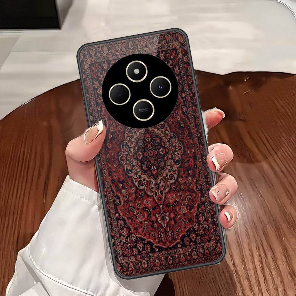 Xiaomi Poco C75 Cover - ONation Persian Rugs Series - HQ Ultra Shine Premium Infinity Glass Soft Silicon Borders Case