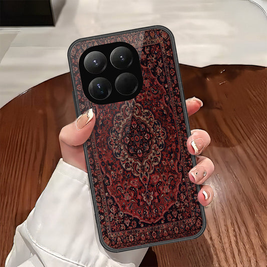 Xiaomi 15t - ONation Persian Rugs Series - HQ Ultra Shine Premium Infinity Glass Soft Silicon Borders Case