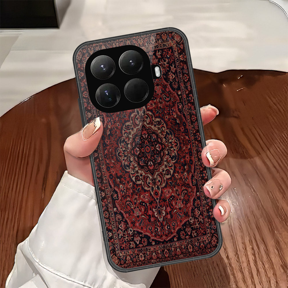 Xiaomi 15t Pro - ONation Persian Rugs Series - HQ Ultra Shine Premium Infinity Glass Soft Silicon Borders Case