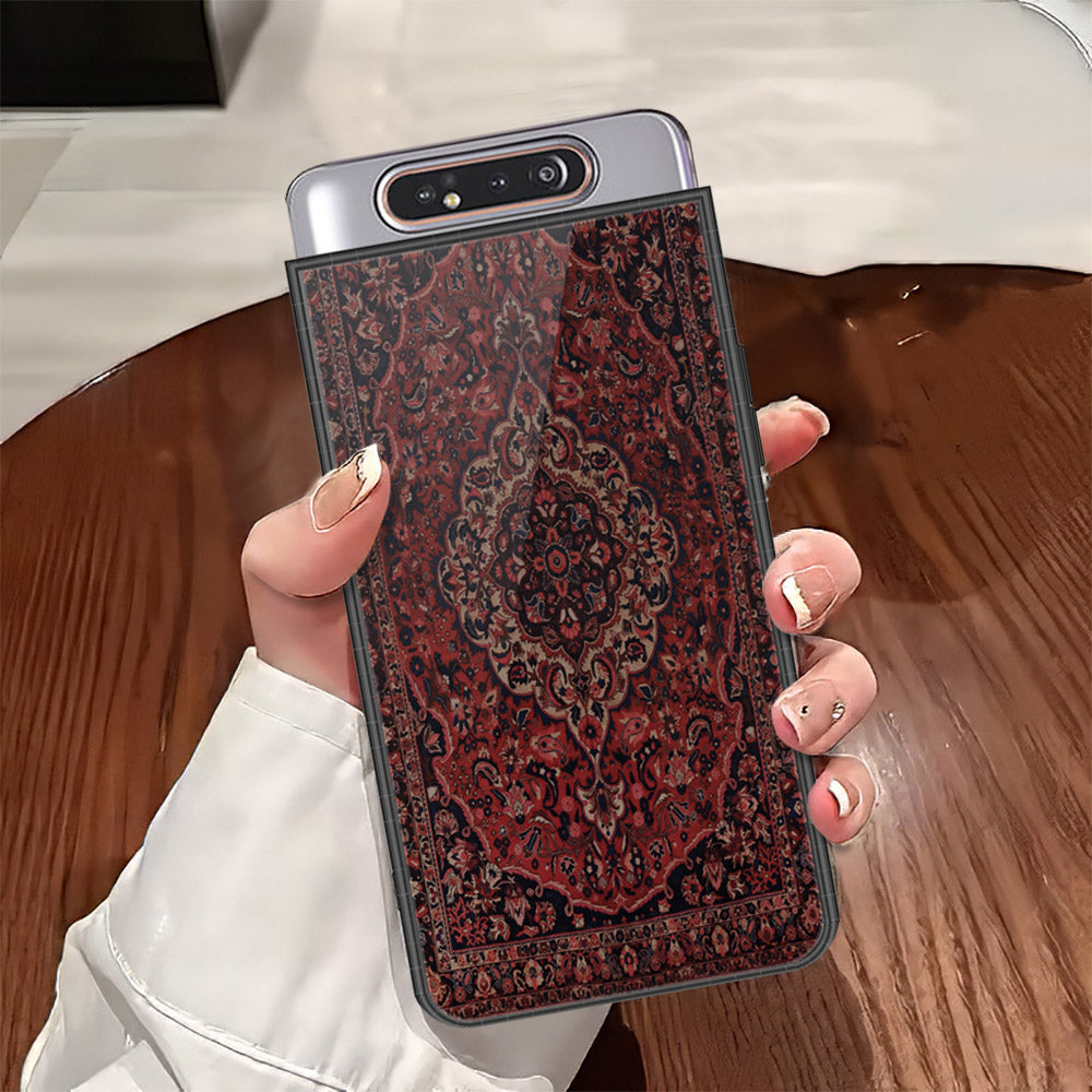 Samsung Galaxy A90 Cover - ONation Persian Rugs Series - HQ Ultra Shine Premium Infinity Glass Soft Silicon Borders Case