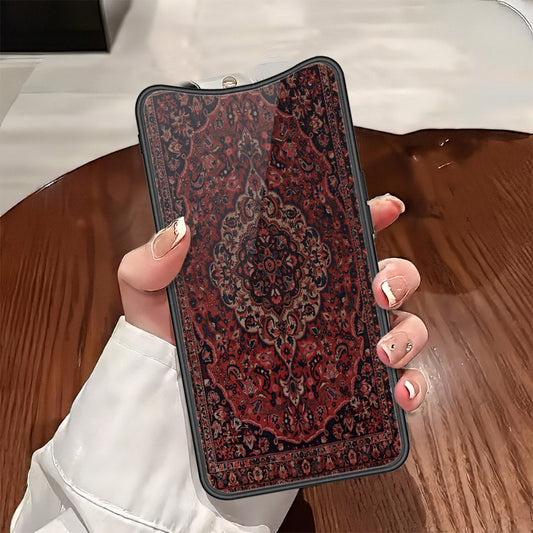Oppo Find X Cover - ONation Persian Rugs Series - HQ Ultra Shine Premium Infinity Glass Soft Silicon Borders Case
