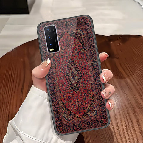 Vivo Y11s Cover - ONation Persian Rugs Series - HQ Ultra Shine Premium Infinity Glass Soft Silicon Borders Case