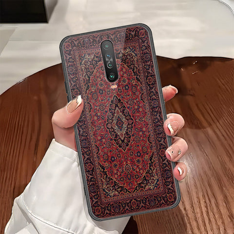 Xiaomi Redmi K30 Cover - ONation Persian Rugs Series - HQ Ultra Shine Premium Infinity Glass Soft Silicon Borders Case