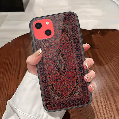 iPhone 13 Mini Cover - ONation Persian Rugs Series - HQ Ultra Shine Premium Infinity Glass Soft Silicon Borders Case