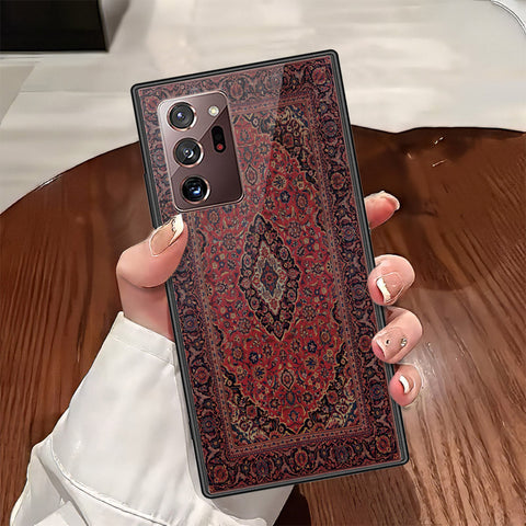Samsung Galaxy Note 20 Ultra Cover - ONation Persian Rugs Series - HQ Ultra Shine Premium Infinity Glass Soft Silicon Borders Case