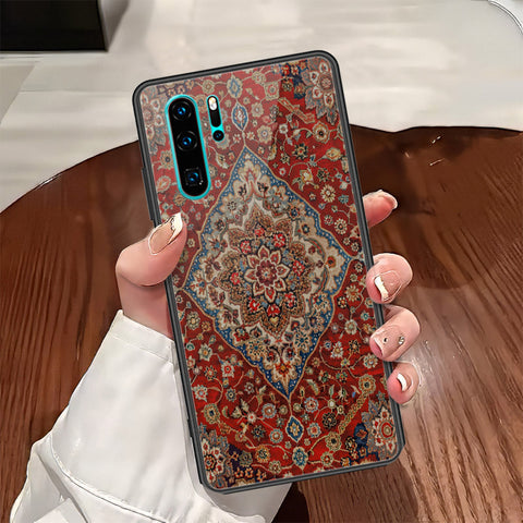 Huawei P30 Pro Cover - ONation Persian Rugs Series - HQ Ultra Shine Premium Infinity Glass Soft Silicon Borders Case