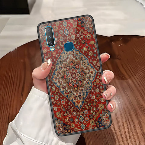 Vivo Y12 Cover - ONation Persian Rugs Series - HQ Ultra Shine Premium Infinity Glass Soft Silicon Borders Case