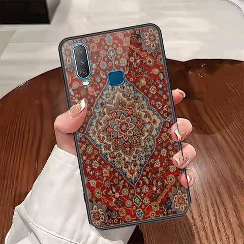 Vivo Y17 Cover - ONation Persian Rugs Series - HQ Ultra Shine Premium Infinity Glass Soft Silicon Borders Case