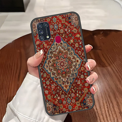 Samsung Galaxy M31 Cover - ONation Persian Rugs Series - HQ Ultra Shine Premium Infinity Glass Soft Silicon Borders Case