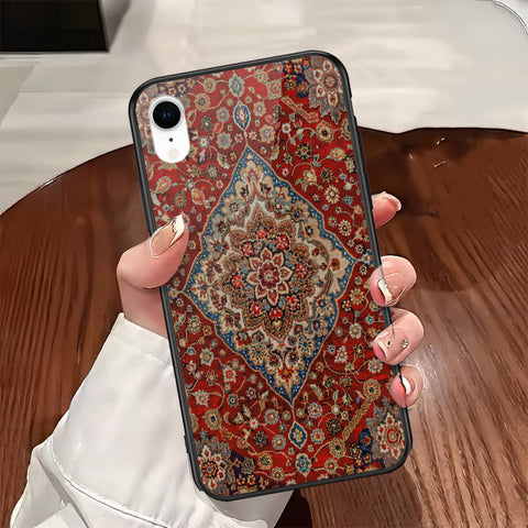 iPhone XR - ONation Persian Rugs Series - HQ Ultra Shine Premium Infinity Glass Soft Silicon Borders Case