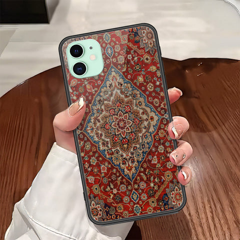 iPhone 11 - ONation Persian Rugs Series - HQ Ultra Shine Premium Infinity Glass Soft Silicon Borders Case