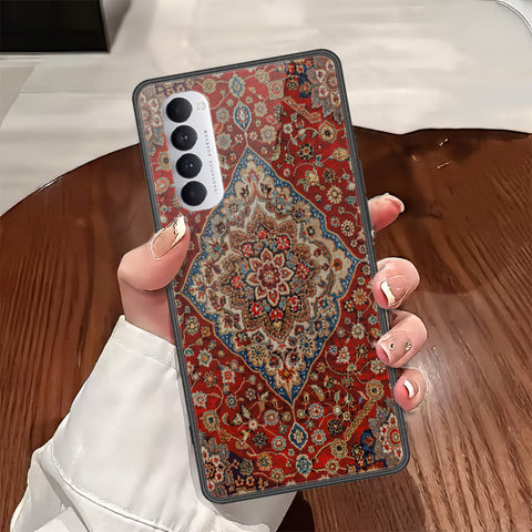 Oppo Reno 4 Pro Cover - ONation Persian Rugs Series - HQ Ultra Shine Premium Infinity Glass Soft Silicon Borders Case