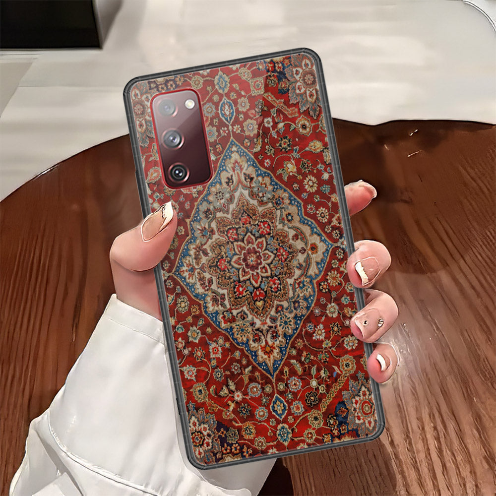 Samsung Galaxy S20 FE Cover - ONation Persian Rugs Series - HQ Ultra Shine Premium Infinity Glass Soft Silicon Borders Case (Fast Delivery)