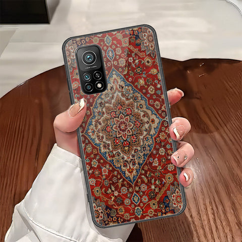 Xiaomi Redmi K30S Cover - ONation Persian Rugs Series - HQ Ultra Shine Premium Infinity Glass Soft Silicon Borders Case
