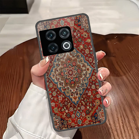 OnePlus 10 Pro Cover - ONation Persian Rugs Series - HQ Ultra Shine Premium Infinity Glass Soft Silicon Borders Case