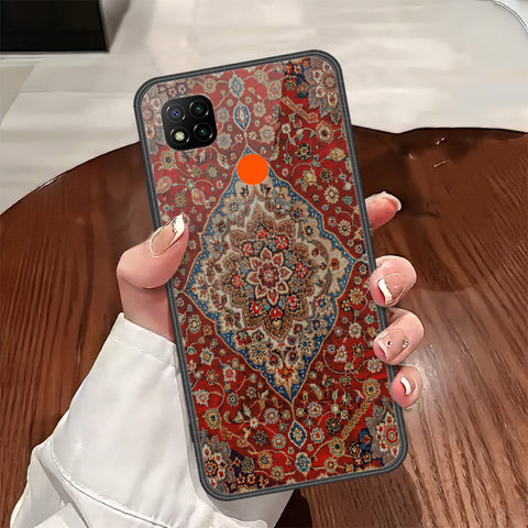 Xiaomi Redmi 9C Cover - ONation Persian Rugs Series - HQ Ultra Shine Premium Infinity Glass Soft Silicon Borders Case