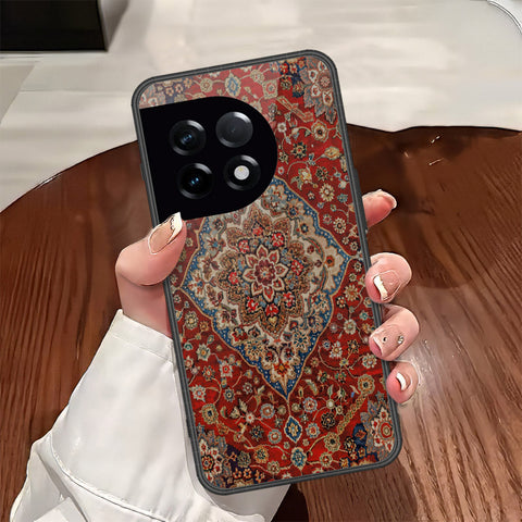 OnePlus Ace 2 Cover - ONation Persian Rugs Series - HQ Ultra Shine Premium Infinity Glass Soft Silicon Borders Case