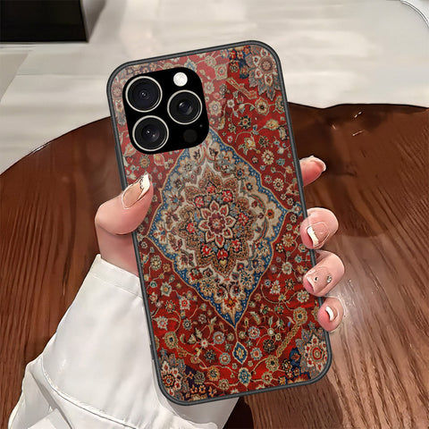 IPhone 15 Pro Max Cover - ONation Persian Rugs Series - HQ Ultra Shine Premium Infinity Glass Soft Silicon Borders Case
