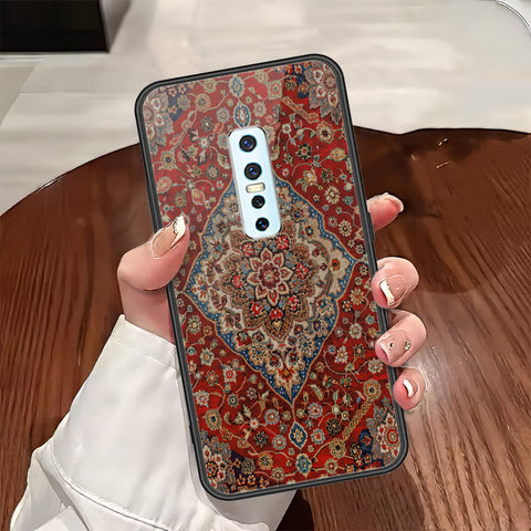 Vivo V17 Pro Cover - ONation Persian Rugs Series - HQ Ultra Shine Premium Infinity Glass Soft Silicon Borders Case