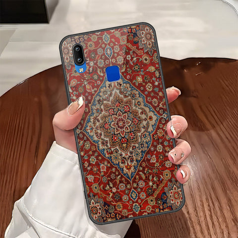 Vivo Y91i Cover - ONation Persian Rugs Series - HQ Ultra Shine Premium Infinity Glass Soft Silicon Borders Case