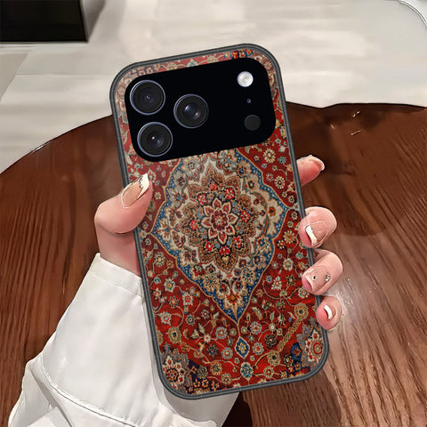 iPhone 17 Pro - ONation Persian Rugs Series - HQ Ultra Shine Premium Infinity Glass Soft Silicon Borders Case