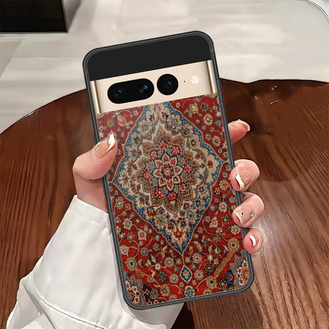 Google Pixel 7 Pro Cover - ONation Persian Rugs Series - HQ Ultra Shine Premium Infinity Glass Soft Silicon Borders Case