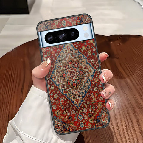 Google Pixel 8 Pro Cover - ONation Persian Rugs Series - HQ Ultra Shine Premium Infinity Glass Soft Silicon Borders Case
