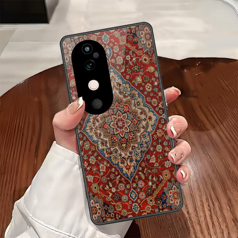 Vivo S19 Pro Cover - ONation Persian Rugs Series - HQ Ultra Shine Premium Infinity Glass Soft Silicon Borders Case