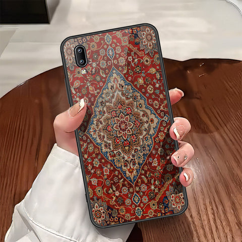Vivo Y91 (Without Logo Hole) Cover - Onation Persian Rugs Series - HQ Ultra Shine Premium Infinity Glass Soft Silicon Borders Case