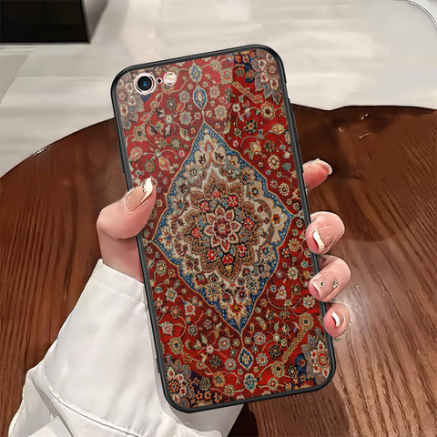 iPhone 6S / 6 Cover - ONation Persian Rugs Series - HQ Ultra Shine Premium Infinity Glass Soft Silicon Borders Case
