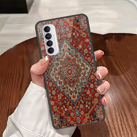Oppo Reno 4 Pro Cover - ONation Persian Rugs Series - HQ Ultra Shine Premium Infinity Glass Soft Silicon Borders Case