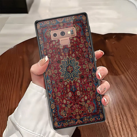 Samsung Galaxy Note 9 Cover - ONation Persian Rugs Series - HQ Ultra Shine Premium Infinity Glass Soft Silicon Borders Case